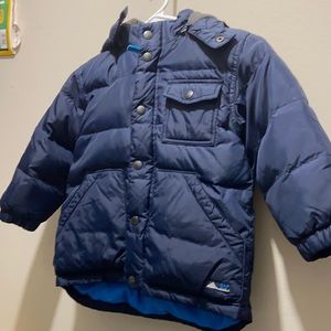 Gap Baby Fleece Jacket Size 3 Years Toddler navy blue